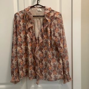 Floral blouse from Aritzia - barely worn